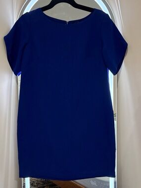 French Connection Electric Blue Mini Shift Dress